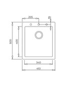 115230011-Teka Forsquare 34.40 Tg Stongrey Granit Eviye thumbnail 3