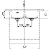 125.0686.738-Franke Maris Mrg 120-35-35 Avena Granit Eviye thumbnail 2