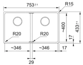 125.0686.732-Franke Maris Mrg 120-35-35 Nero Granit Eviye thumbnail 4