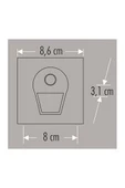 CATA 1W GÜNIŞIĞI SENSÖRLÜ KOR. MERDİVEN ARM. (BEYAZ KASA) - 2