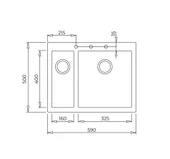 115260020-Teka Forsquare 590 Tg Stone Grey Granit Eviye thumbnail 3