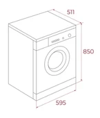 113910020-Teka Wmk 40940 Eu Wh Çamaşır Makinesi thumbnail 2