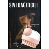 Şampuan Hazneli Silikon Peeling ve Masaj Fırçası - 1