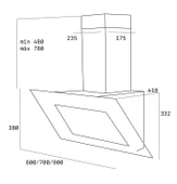 40495000-Teka TVT 60.1 Siyah Davlumbaz thumbnail 2