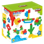 03 604 Rocket Bloklar 64 Parça -Pilsan Oyuncak - 5