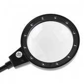 12 Led Clipslı Işıklı Büyüteç,işıklı Masa Lambası Çalışma Lambası - 2