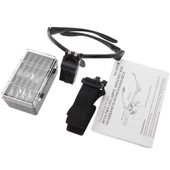 Işıklı Gözlük Büyüteç 5 Farklı Lens 9892b - 4