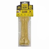 Delibon Deri Press Köpek Kemik Ödülü Medium Naturel 15 Cm 1 Adet - 1