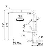 115.0628.208-Franke Atlas Neo Copper Armatür thumbnail 4