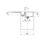 114.0688.457-Franke Urban Ubg 651-100 Sahara Granit Eviye thumbnail 3