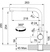 115.0712.420-Franke Lina Spiralli Krom Armatür thumbnail 4