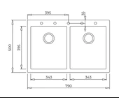 115260016-Teka Forsquare 790 Tg Avena Beige Granit Eviye thumbnail 3