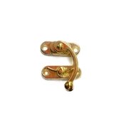 Yay Gözü, Ahşap Kutu Klipsi - Minik 20x24 mm, Sarı, 1 Adet - 1