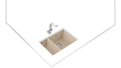 115260031-Teka Square 560 Tg Avena Beige Granit Eviye - 2