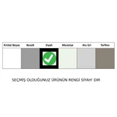 124172-Nuevo Lıberta 6 S Çift Yönlü Siyah Seramik Eviye thumbnail 6