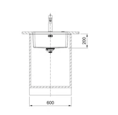 122.0654.857-Franke Myx 110-50 3 1/2 i Pwiwofc Çelik Eviye thumbnail 7