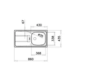 115120043-Teka Gravity 45 E-Xn Sol Mikroketen Çelik Eviye thumbnail 2