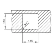 40109613-Teka E50 1B/465.465 Çelik Eviye thumbnail 3