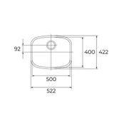 40108510-Teka Be 50.40 1B Paslanmaz Çelik Eviye thumbnail 3