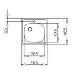 40109617-Teka E50 1B/465.440 Sol Çelik Eviye thumbnail 2