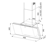 330.0682.352-Franke Fmy 907 Fm Bk/Xs Siyah Davlumbaz thumbnail 3