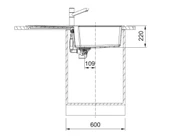 114.0688.450-Franke Urban Ubg 611-100 Bianco Granit Eviye thumbnail 3