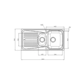 40109784-Teka Infant 60 Düz Sol Çelik Eviye thumbnail 2