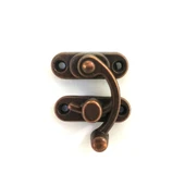 Yay Gözü, Ahşap Kutu Klipsi - Büyük 37x45 mm, Antik, 100 Adet - 1