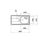 115120042-Teka Gravity 45 E-Xn Sağ Çelik Eviye thumbnail 5