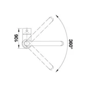 521456-Blanco Mida - S Batarya Alu Metallic Armatür thumbnail 3