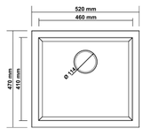 Morganit Gn-45 Granit Eviye (Metallic Black) thumbnail 2