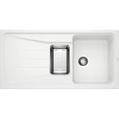 519683-Blanco Sona 6 S 1.5 Gözlü Granit Beyaz Evye thumbnail 1