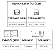 Opal Um-100 Granit Eviye (Graphite Grey) thumbnail 3