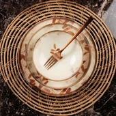 GÜRAL PORSELEN Camelia 26 Parça 6 Kişilik Yemek Takımı 4211 thumbnail 3