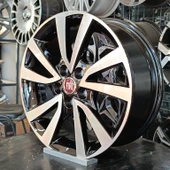 Sıfır OPAR 15 inç Egea, Doblo, Fiorino Black Diamond Jant Takımı - 6.5X15 5X98 ET44 58.1 - OEM: 59360666 - 3