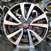 Sıfır OPAR 15 inç Egea, Doblo, Fiorino Black Diamond Jant Takımı - 6.5X15 5X98 ET44 58.1 - OEM: 59360666 - 1