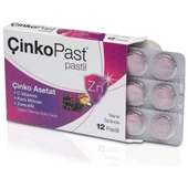 Çinkopast Nane Zencefil Kara Mürver Pastil 12 li thumbnail 1