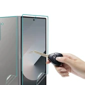 Samsung Galaxy Z Fold 7 Uyumlu Ön+Arka Body Şeffaf Ultra koruyucu Nano Jelatin - 4