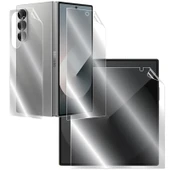 Samsung Galaxy Z Fold 7 Uyumlu 2 Ön 1 Arka Body Şeffaf Ultra koruyucu Nano Jelatin thumbnail 1