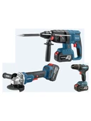 Proter PST 903 Trio Şarjlı Delici Kırıcı Matkap + Avuç Taşlama + Darbeli Matkap 3'lü Set - 1