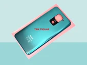 Tkgz - Xiaomi Redmi NOTE 9 FULL KASA Arka Kapak Batarya Kapağı - YEŞİL - 1