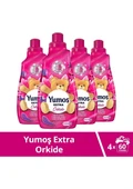 Yumoş Extra Konsantre Çamaşır Yumuşatıcısı Orkide 1440 ml 4 Adet - 1