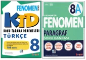 FENOMEN 8.SINIF TÜRKÇE KONU TARAMA DENEMELERİ + FENOMEN 8. SINIF 8A PARAGRAF (2 KİTAP) - 1