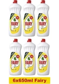 Fairy Bulaşık Deterjanı 650 ml x 6 - 1
