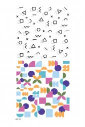 Geometrik Desenler Tırnak Dövmesi, Tırnak Tattoo, Nail Art, Tırnak Sticker - 2