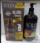 SOLEX ŞAMPUAN 1000ML-ARGANLI+SAÇ BAKIM SERUMU KUTULU - 1