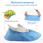 Galoş 500 Adet Mavi Tek Kullanımlık Hijyenik Ayak Koruyucu Pratik Çözüm - 3