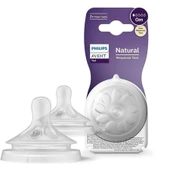 Avent Natural Response 2'li Biberon Emziği, 1 Numara, 0 Ay+ - 1