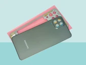 Tkgz - Samsung Galaxy M33 FULL KASA Arka Kapak Batarya Kapağı - YEŞİL thumbnail 1