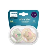 Avent SCF085/59 Ultra Air 0-6 Ay 2'li Kız Emzik - 1